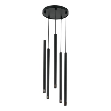 Candelabro suspenso STALACTITE LASER 5xG9/3W/230V preto