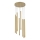 Candelabro suspenso STALACTITE LASER 8xG9/3W/230V dourado