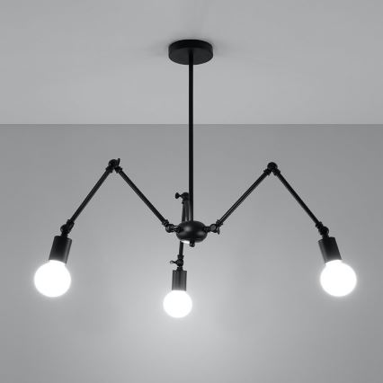 Candelabro suspenso STARK 3xE27/60W/230V