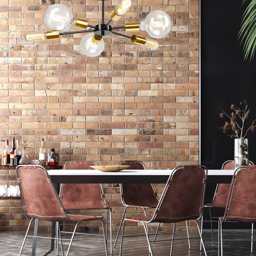 Candelabro suspenso STARLA 6xE27/60W/230V