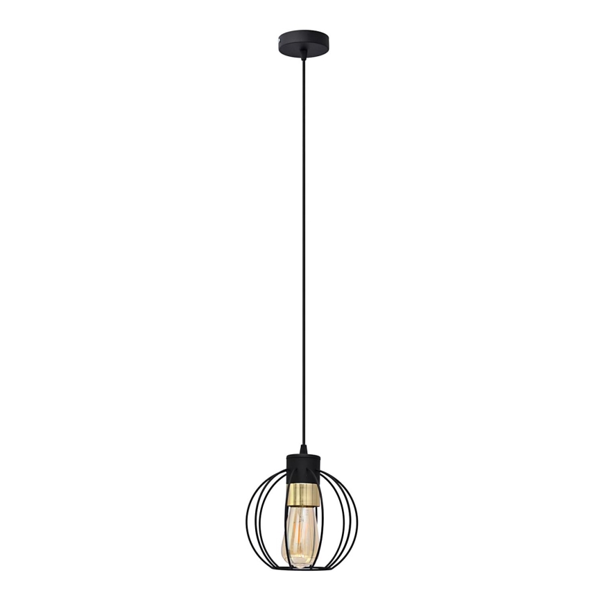 Candelabro suspenso STARLIGHT 1xE27/15W/230V preto/dourado