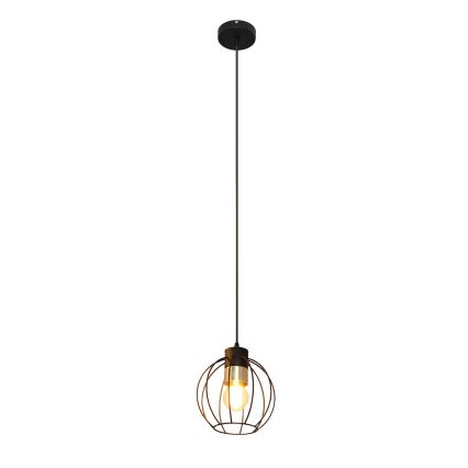 Candelabro suspenso STARLIGHT 1xE27/15W/230V preto/dourado