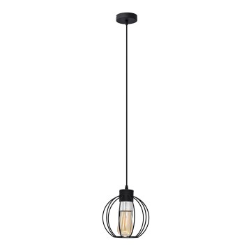 Candelabro suspenso STARLIGHT 1xE27/15W/230V preto/prateado