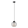 Candelabro suspenso STARLIGHT 1xE27/15W/230V preto/prateado