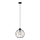 Candelabro suspenso STARLIGHT 1xE27/15W/230V preto/prateado
