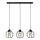 Candelabro suspenso STARLIGHT 3xE27/15W/230V preto/dourado