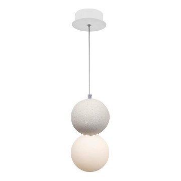 Candelabro suspenso STRING 1xG9/4W/230V branco