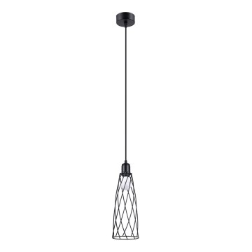Candelabro suspenso SUBA 1xE27/15W/230V preto