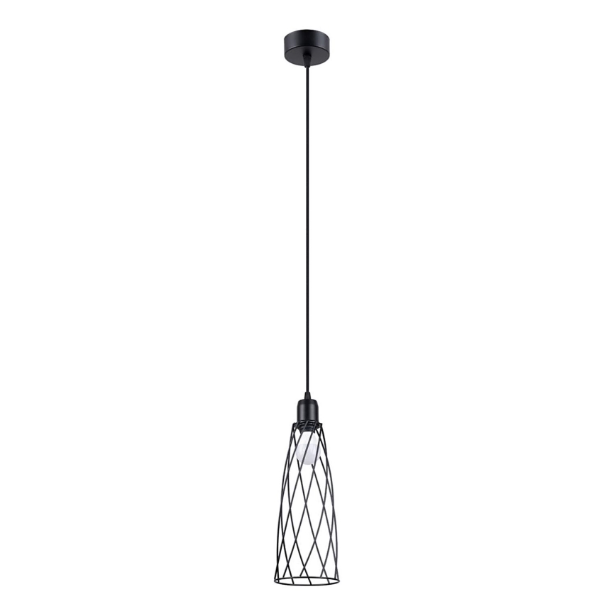 Candelabro suspenso SUBA 1xE27/15W/230V preto