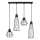 Candelabro suspenso SUBA 4xE27/15W/230V preto