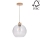 Candelabro suspenso SVEA 1xE27/60W/230V bétula - certificado por FSC