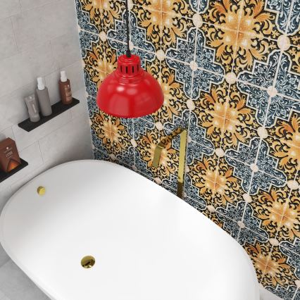 Candelabro suspenso SVEN 1xE27/15W/230V vermelho