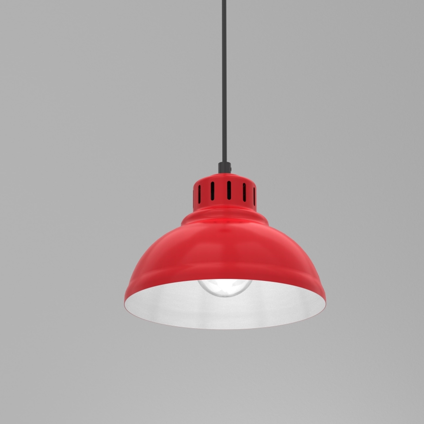Candelabro suspenso SVEN 1xE27/15W/230V vermelho