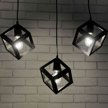 Candelabro suspenso SWEDEN 3xE27/20W/230V