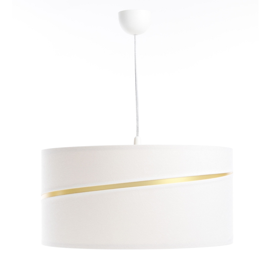 Candelabro suspenso SWING 1xE27/60W/230V branco/dourada