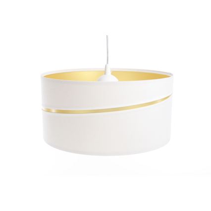 Candelabro suspenso SWING 1xE27/60W/230V branco/dourada