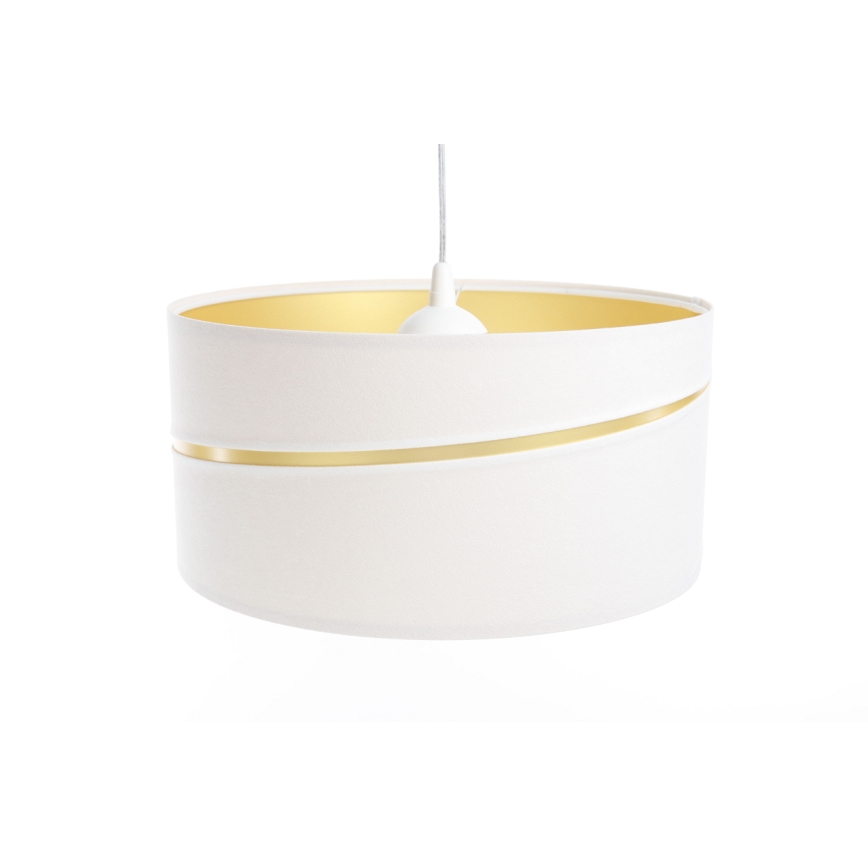 Candelabro suspenso SWING 1xE27/60W/230V branco/dourada
