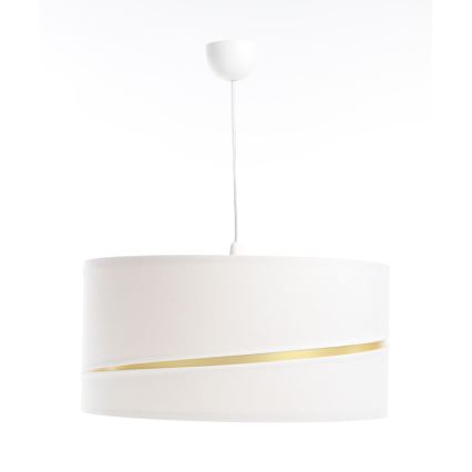 Candelabro suspenso SWING 1xE27/60W/230V branco/dourada