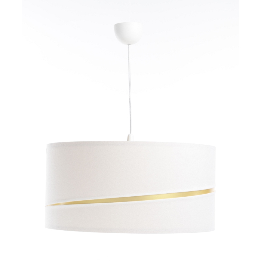 Candelabro suspenso SWING 1xE27/60W/230V branco/dourada