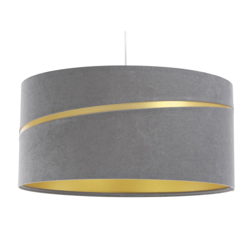 Candelabro suspenso SWING 1xE27/60W/230V cinzento/dourada
