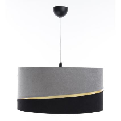 Candelabro suspenso SWING 1xE27/60W/230V preto/cinzento/dourada