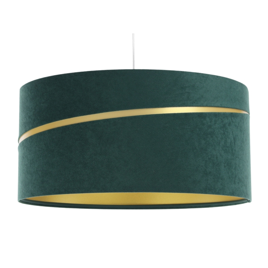 Candelabro suspenso SWING 1xE27/60W/230V verde/dourada