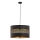 Candelabro suspenso TAGO 1xE27/25W/230V preto/dourado