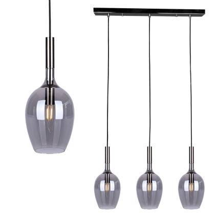 Candelabro suspenso TANGO 3xE14/40W/230V preto