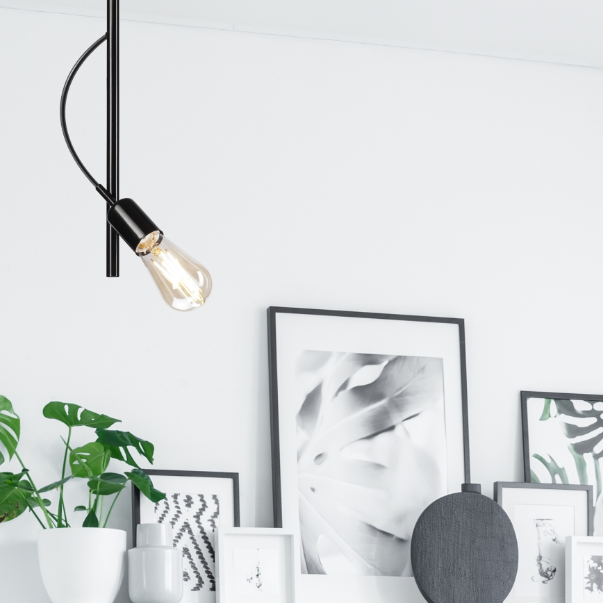 Candelabro suspenso TARO 1xE27/60W/230V preto