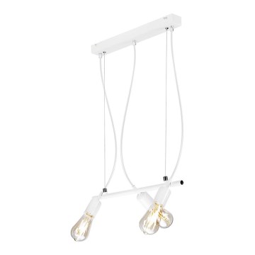Candelabro suspenso TARO 3xE27/60W/230V branco