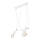 Candelabro suspenso TARO 3xE27/60W/230V branco
