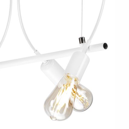 Candelabro suspenso TARO 3xE27/60W/230V branco