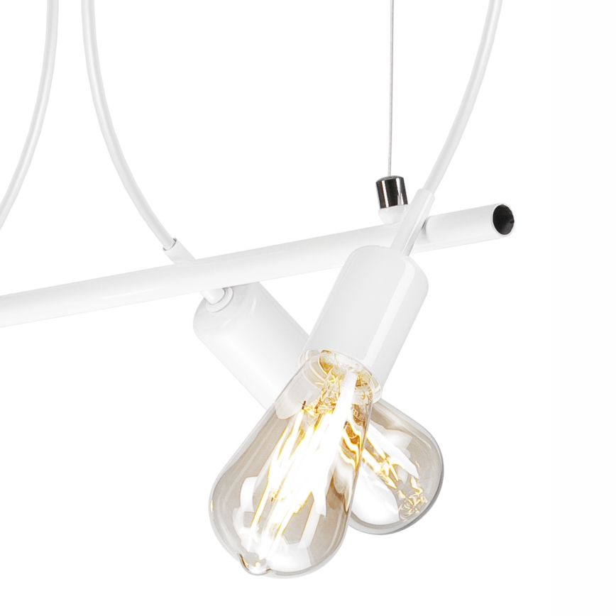 Candelabro suspenso TARO 3xE27/60W/230V branco
