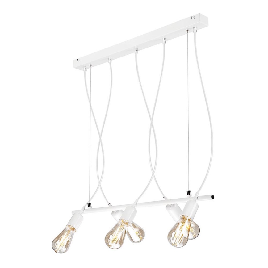 Candelabro suspenso TARO 5xE27/60W/230V branco