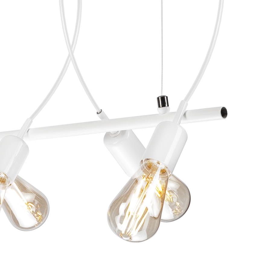 Candelabro suspenso TARO 5xE27/60W/230V branco