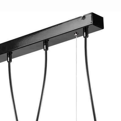Candelabro suspenso TARO 5xE27/60W/230V preto
