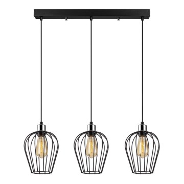 Candelabro suspenso TEL 3xE27/100W/230V