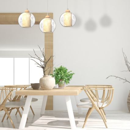 Candelabro suspenso TELA 3xE27/60W/230V