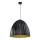 Candelabro suspenso TELMA 1xE27/60W/230V diâmetro 70 cm preto/dourada