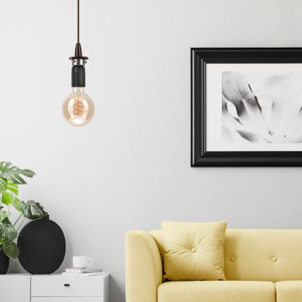 Candelabro suspenso TINA 1xE27/60W/230V bronze