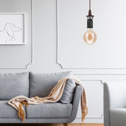 Candelabro suspenso TINA 1xE27/60W/230V bronze