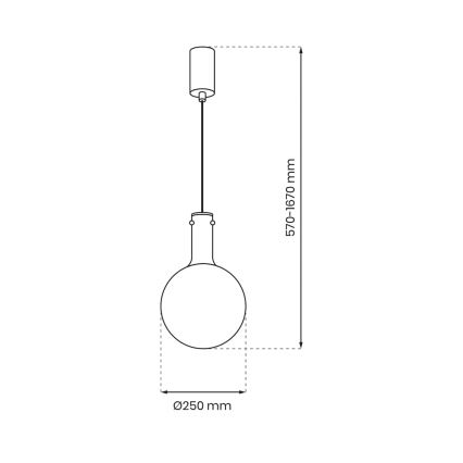 Candelabro suspenso TORONTO 1xGU10/8W/230V cinzento