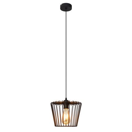 Candelabro suspenso TORRI 1xE27/15W/230V diâmetro 23 cm preto