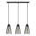 Candelabro suspenso TORRI 3xE27/15W/230V preto