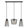 Candelabro suspenso TORRI 3xE27/15W/230V preto