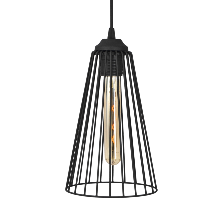 Candelabro suspenso TORRI 3xE27/15W/230V preto