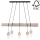 Candelabro suspenso TRABO 5xE27/60W/230V pinho - certificado por FSC