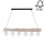Candelabro suspenso TRABO 6xE27/60W/230V pinho - certificado por FSC