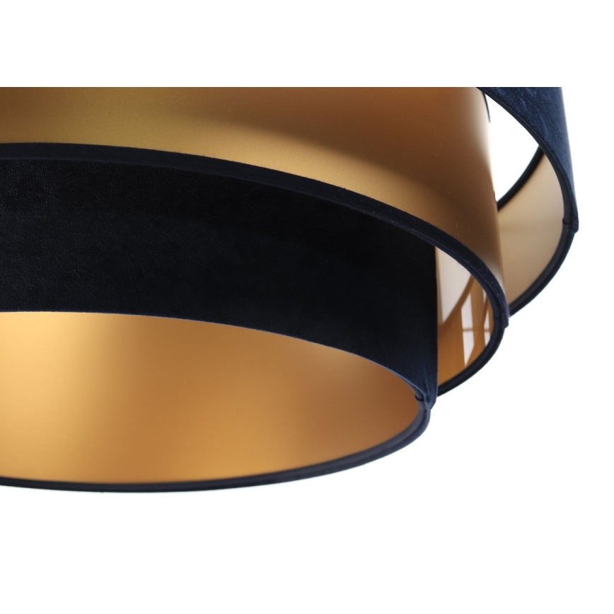 Candelabro suspenso TRINITI 1xE27/60W/230V azul/dourado