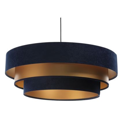 Candelabro suspenso TRINITI 1xE27/60W/230V azul/dourado